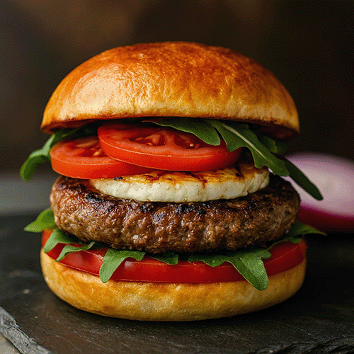 Mediterranean Goat Burger